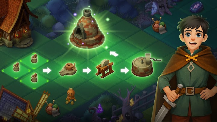 Dark Merge Farm screenshot