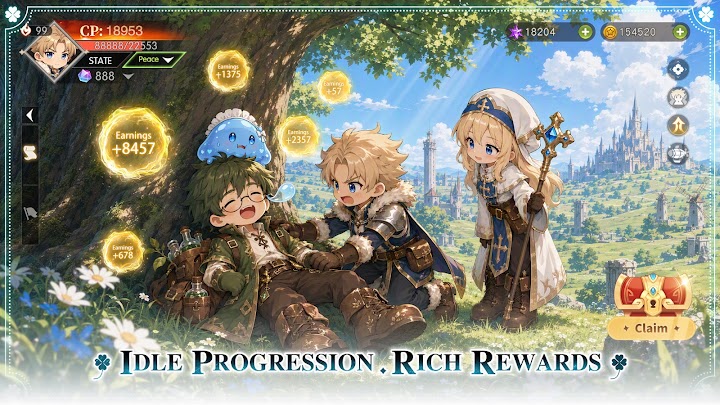 Clover Tales: Idle Adventure screenshot