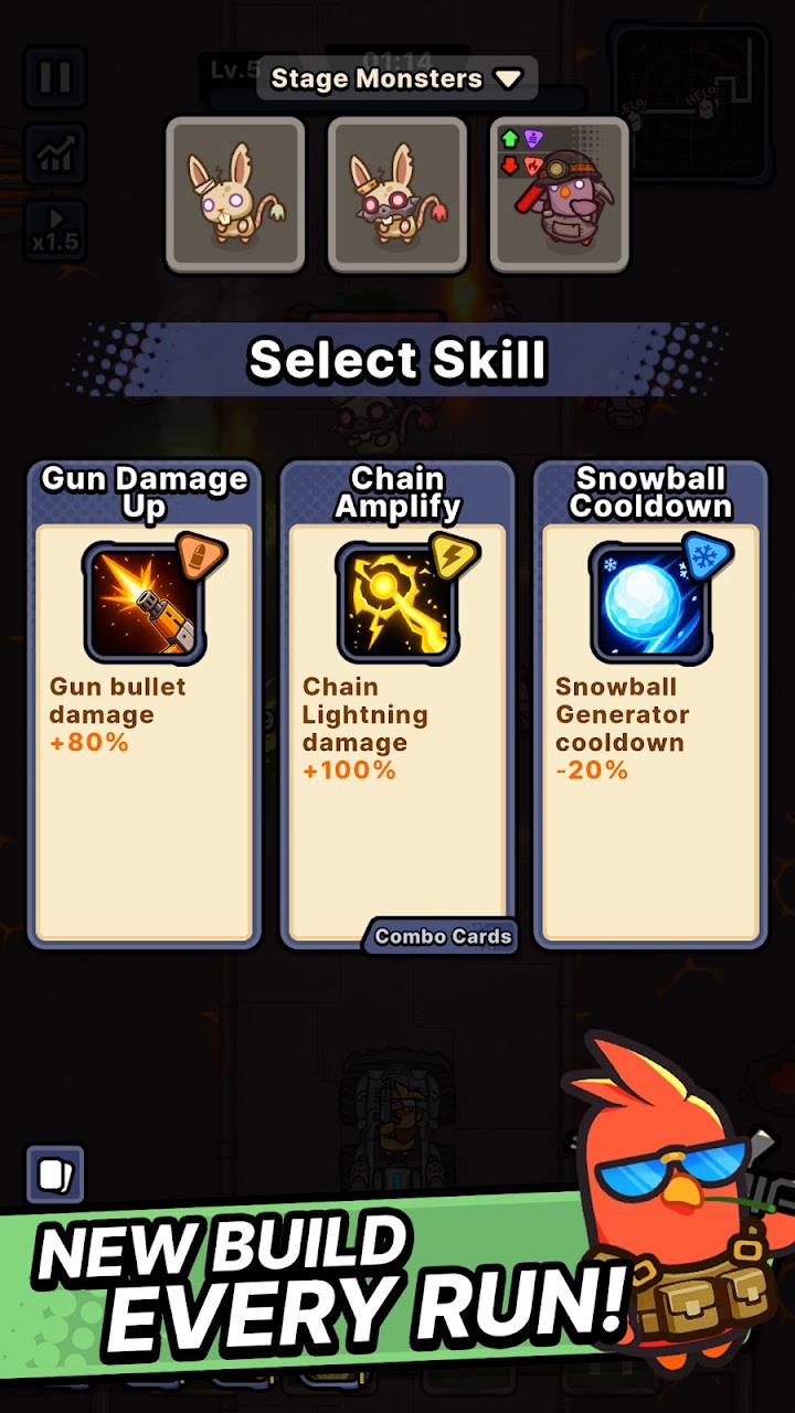 Mad Ducks: Roguelike Defense screenshot