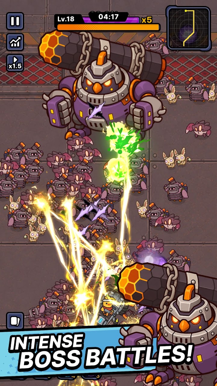 Mad Ducks: Roguelike Defense screenshot