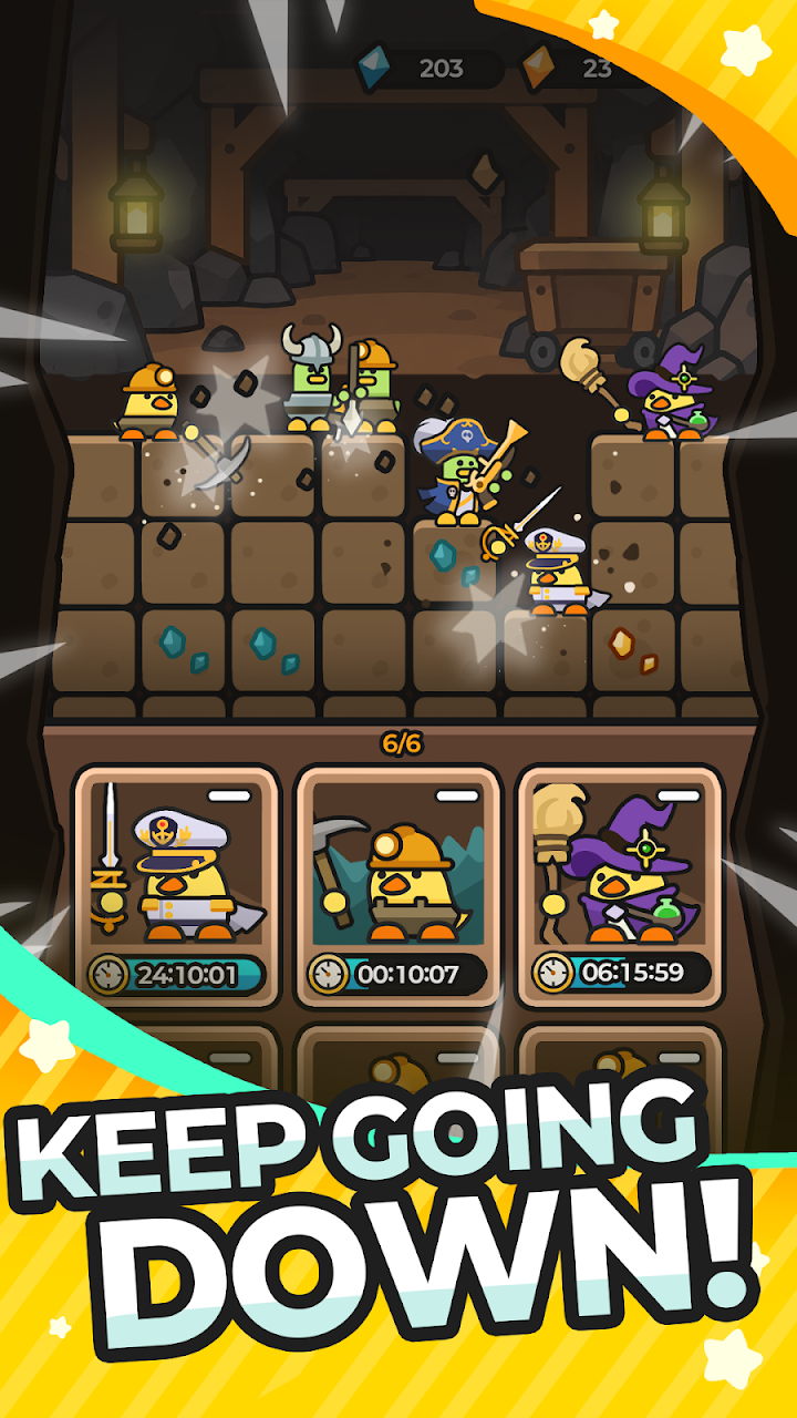 Legend of Duck Bros: Idle RPG screenshot