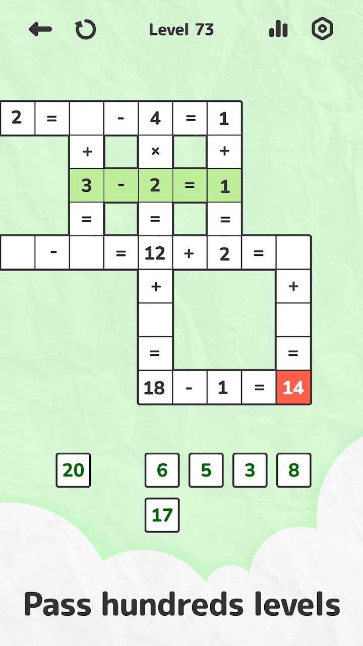 Math Crossword — Number puzzle screenshot